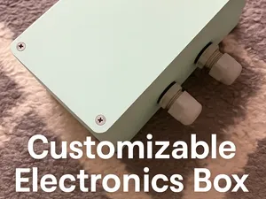 Customizable Electronics Box with CableGland Holes