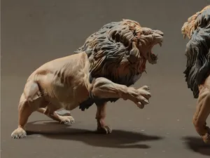 暴怒的雄狮