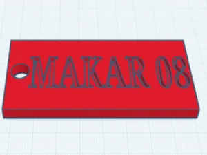 Cale Makar key chain