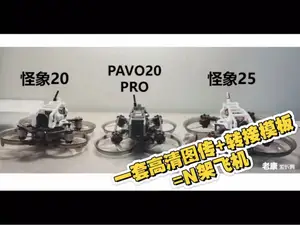 怪象25改PAVO 20 PRO 转接板,从此一头快拆多用。