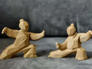 太极小人摆件,中国功夫