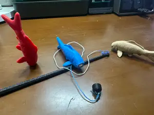 儿童磁吸钓鱼竿套装