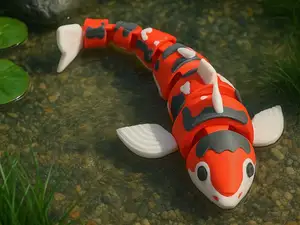 Articulated Koi Carp Fish Toy - FlexiCarp