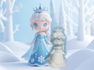 冰雪女王Q版手办
