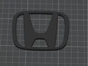 Honda Stream rear badge
