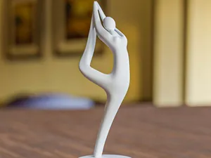 Woman dancer sculpture