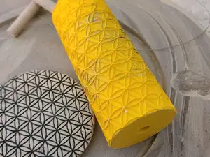 Flower of Life Pottery Roller