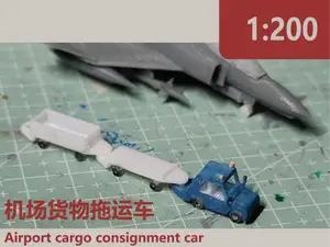 1:200的机场货物行李拖运车