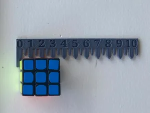10cm Ruler for 3d Printing
