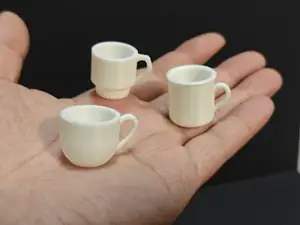 迷你咖啡杯、马克杯挂件钥匙扣（单个仅4克）