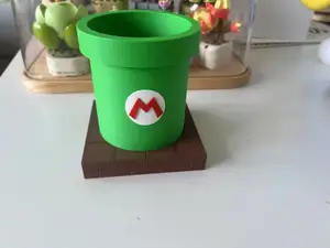 马里奥水管桌面垃圾桶