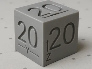 Best calibration cube XYZ (20x20x20)