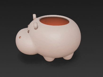 Multipurpose Hippo Desk Organizer