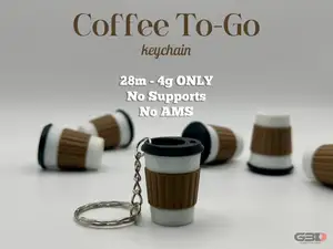 Coffee To-Go Keychain