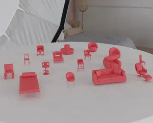 Luxury Chairs, Stools & Sofas Miniatures MegaPack