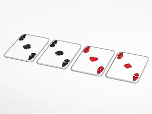 POker cards (ace)