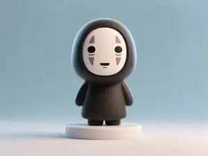 千与千寻中的无脸男-可爱宫崎骏动漫摆台