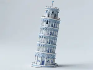 机械设计比萨斜塔 一体打印 a1mini适用