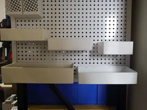 洞洞板挂蓝_10x10x4 孔径6mm 中心距16mm