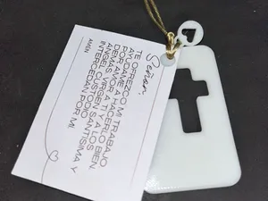 Colgante Cruz con Oración