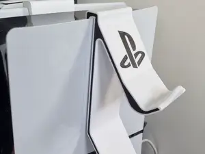 Holder for PS5 controller with logo