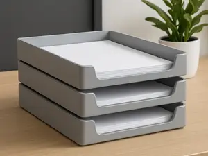 Stackable paper organizer