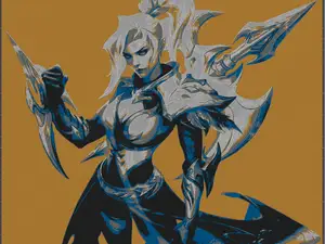 英雄联盟 暗夜猎手 无畏竞巅峰 薇恩 版画(3-5色均可打印)