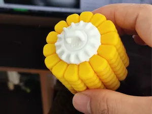 玉米3d拼图-螺旋盖子版