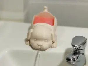 会吐水的小狗肥皂盒