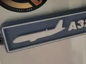 Airbus Airplane A320 keychain diy 
