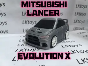 MITSUBISHI LANCER EVOLUTION X 分件打印免涂色 Q版玩具跑车