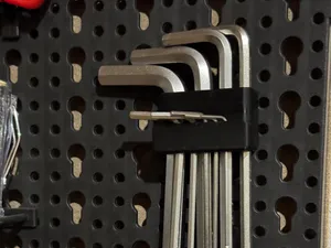 Parkside wall tool storage board - allen key hook