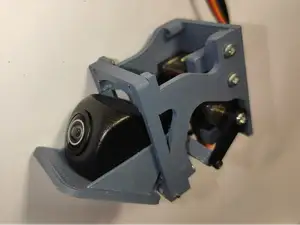 Motorized car rear view camera