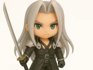 Sephiroth Chibi - Final Fantasy 7