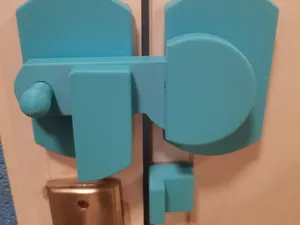 洗手间门栓