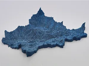 广东车八岭国家级自然保护区地形模型