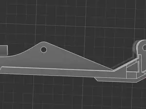 Cabby front compartment hinge part