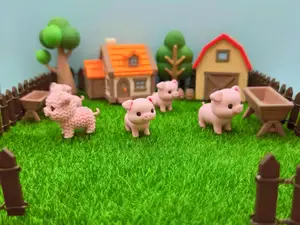 针织可爱小猪