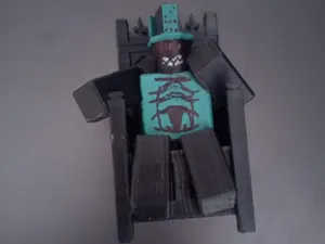 1x1x1 sitting on throne Roblox Forsaken