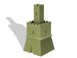 Medieval Watchtower – 3D printable castle tower