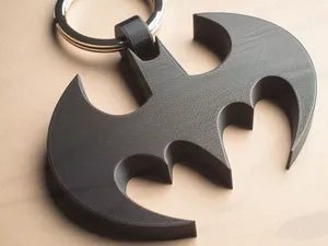 Batman Symbol Keychain