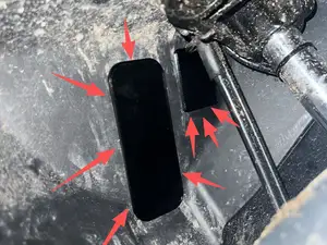 九号机械师Mmax110P 机械师一代车架号防尘防水盖