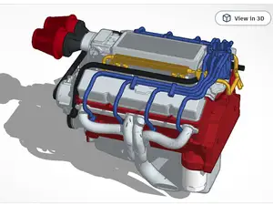 383 Chevy engine