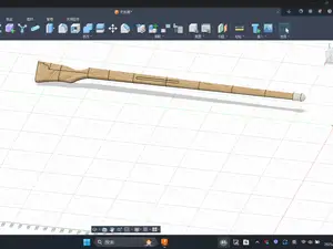 1/6训练用木枪模型