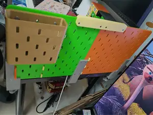 桌面洞洞板固定支架