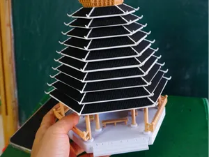 贵州侗族鼓楼建筑模型