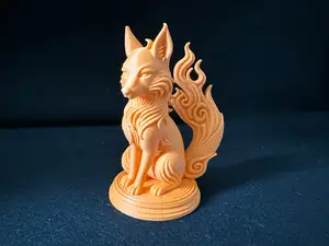 火焰狐狸摆件 狐仙摆件 增人缘增人气