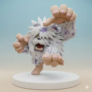 Mojyamon Digimon Creature Model