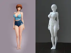 Фигурки чирлидерш: 3D-модели для печати
