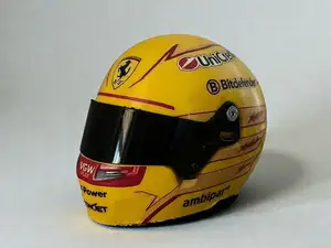 Lewis Hamilton Ferrari 2025 helmet